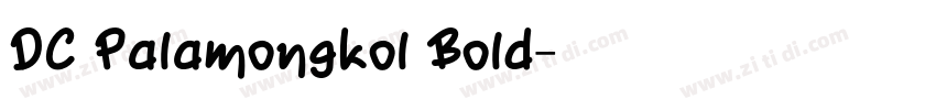 DC Palamongkol Bold字体转换 DC Palamongkol Bold字体转换